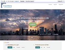 Tablet Screenshot of expoallianz.com